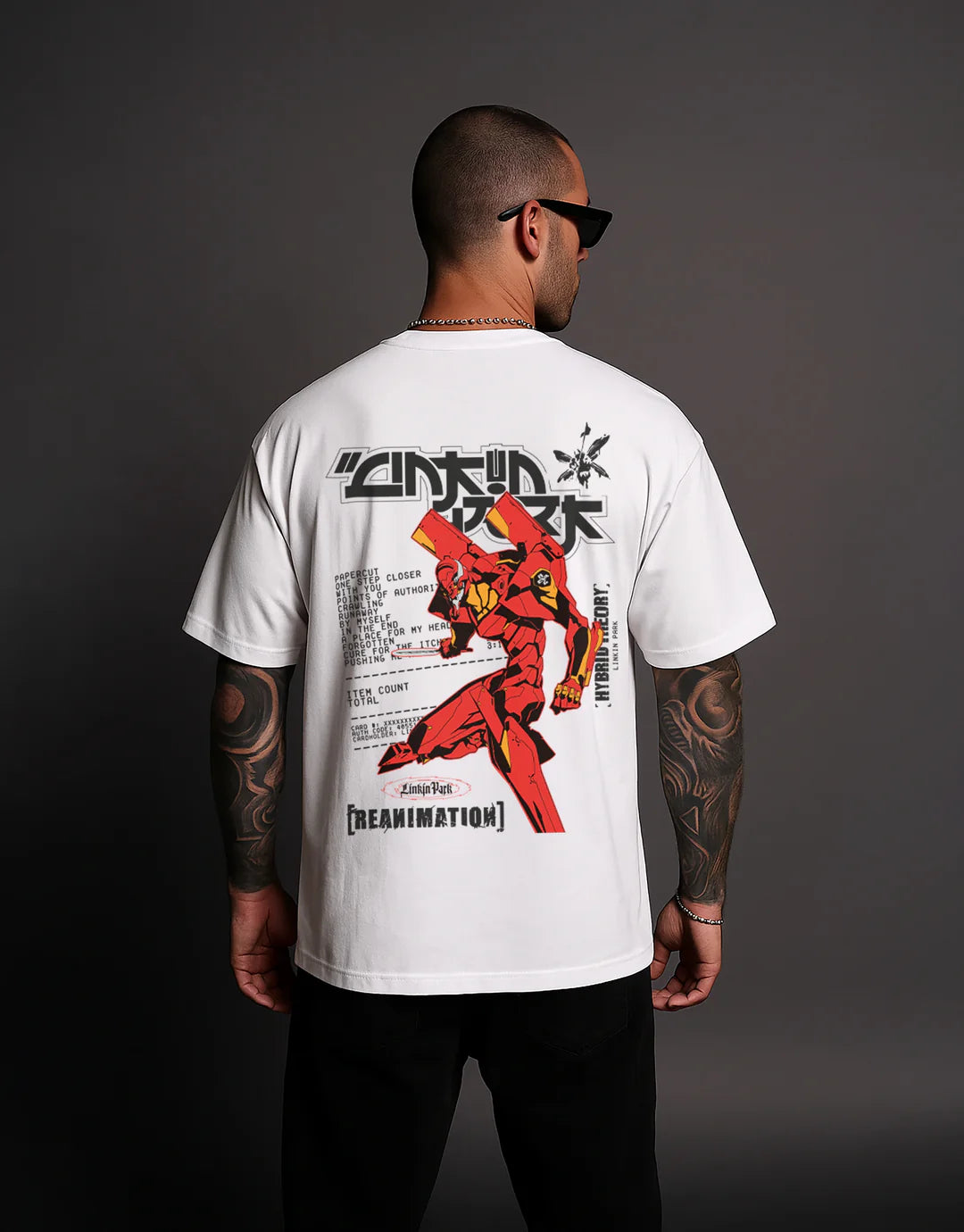 Eva 02 x Linkin two sides T-Shirt