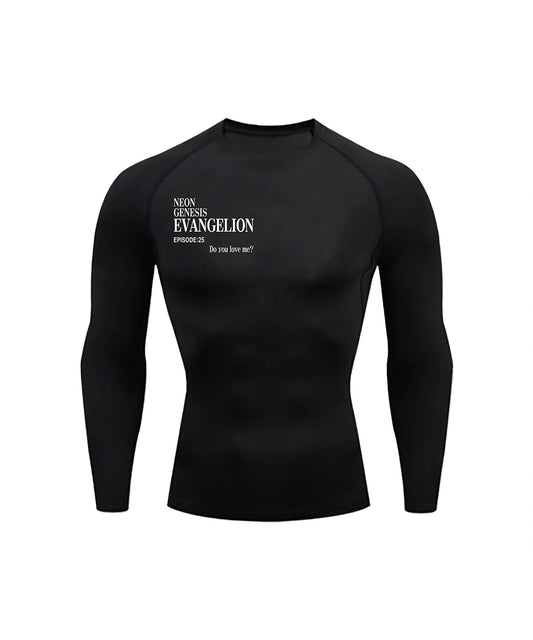 Neon genesis long sleeve compression