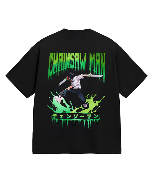 Denji Green Two Sides T-Shirt